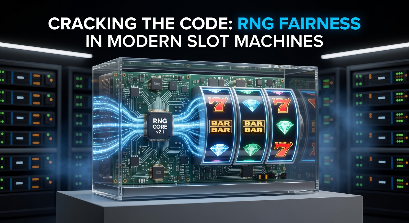 Close-up of a modern slot machine screen displaying spinning reels and vibrant graphics, highlighting the digital randomness at play